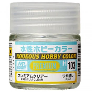 Mr Hobby Aqueous color H-103 Premium Clear Flat